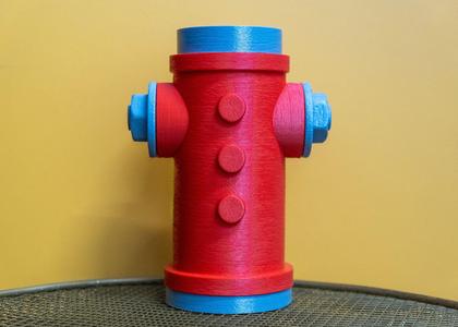 FireFlow Vase – Bold and Playful Hydrant-Inspired Design