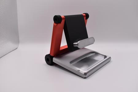 Tough Compact Foldable Cell Phone and Tablet Stand - STL- Digital Download - Home or Travel Accessory.