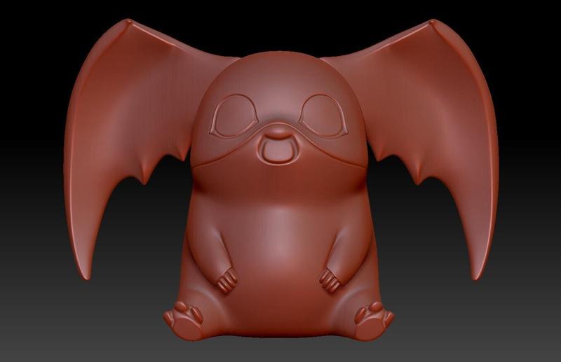 Patamon Digimon | Chibi Anime 3D Model for Printing