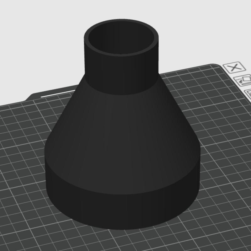 Round Duct Reduction for Extractor Hood 110mm/50mm