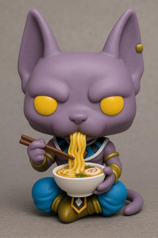 Beerus ramen funko pop dragon ball