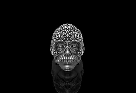 skull halloween ring