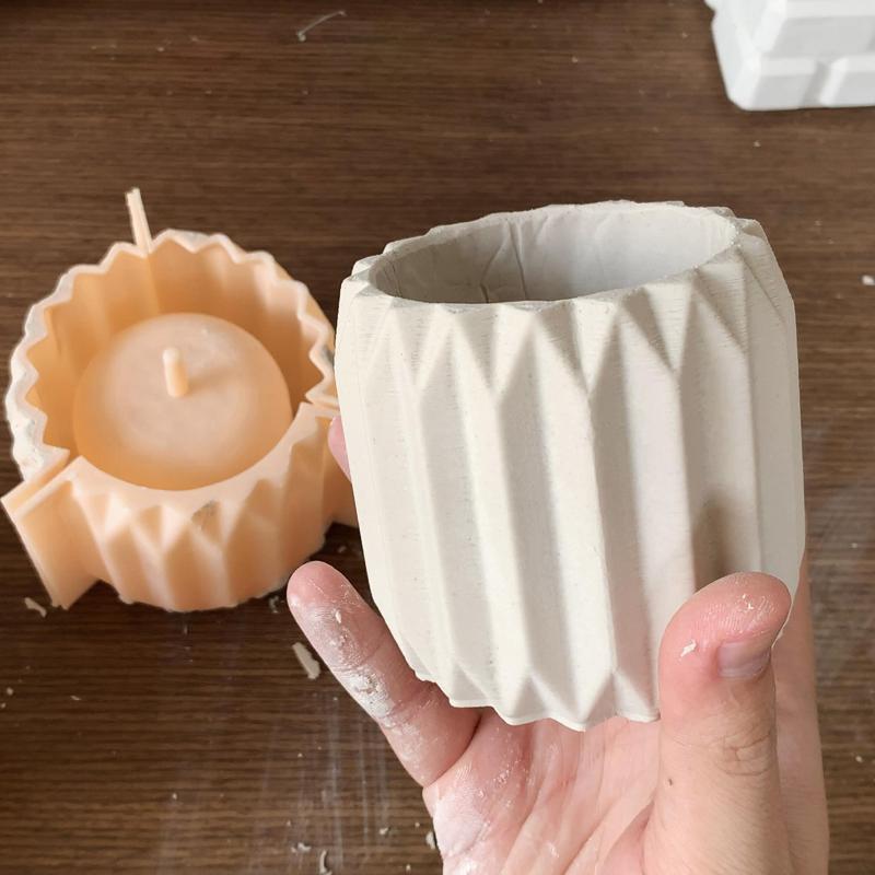 Fluted plant pot mold - Geometric Pot