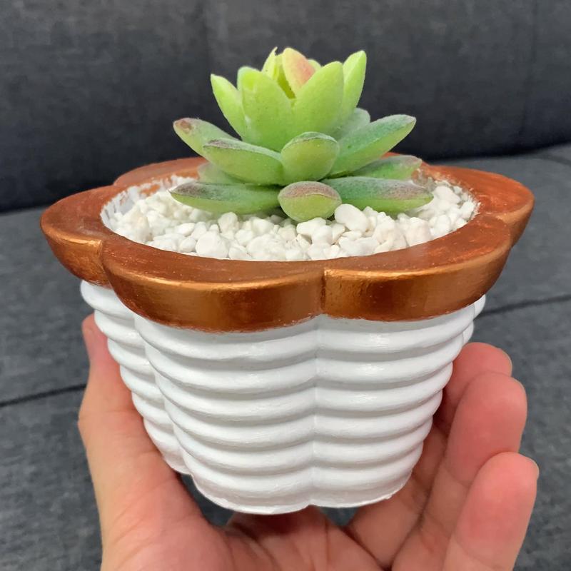 Smooth Geometric Pot Mold