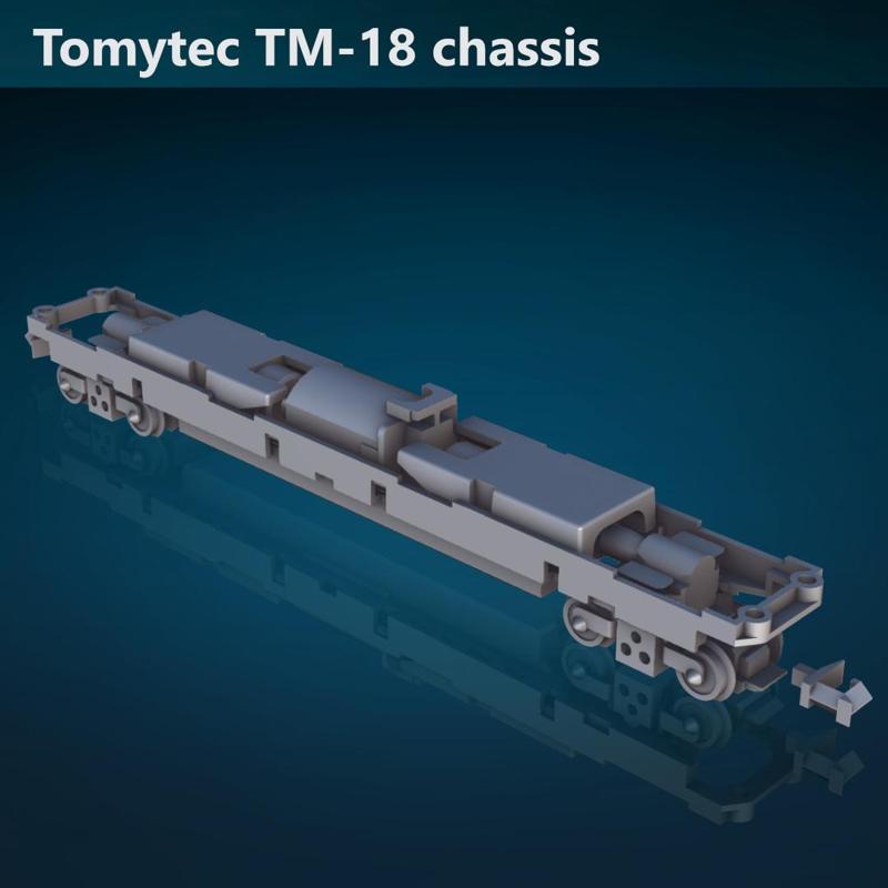 Tomytec TM-18 N scale chassis