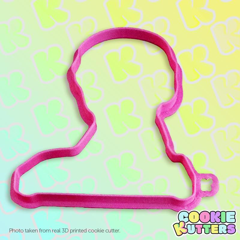 DJ WITH MIXER COOKIE CUTTER MOLD