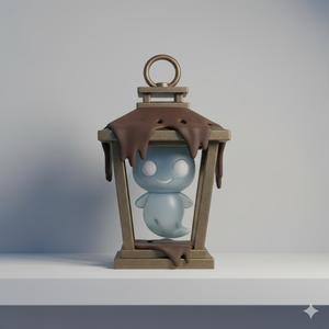 🕯️ Haunted Lantern Spirit Funko Pop! - The Ethereal Guide! (3D Print Ready!) 👻