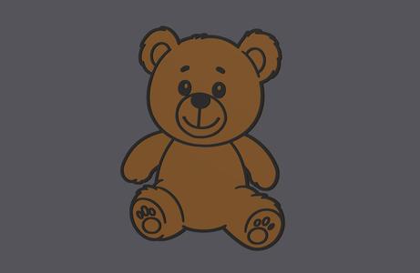 Teddy Bear - Wall Art v1