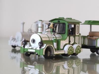 Tourist train 1/64 motorisable car system