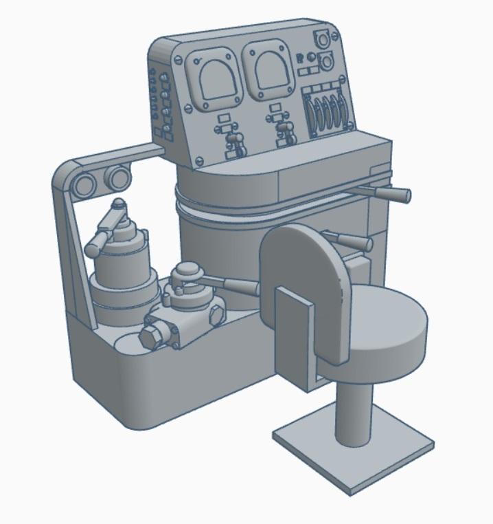 Alco RS-3 O Scale Operator's Console
