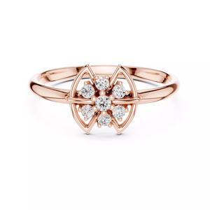 Seven Stone Symmetric Engagement Wedding Ring 3DM STL Video
