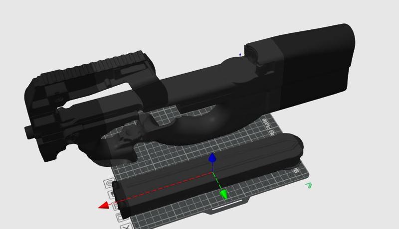 P90 - META QUEST 3 / 3S GUN STOCK