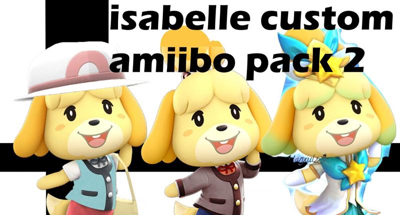 isabelle custom amiibo pack 2