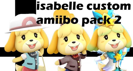 isabelle custom amiibo pack 2