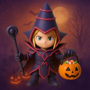 Dark Magician (Vampire) - Halloween Edition (Yu-Gi-Oh!)