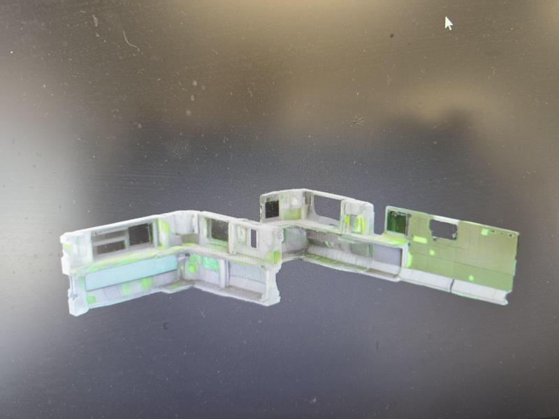 Modular Sci-Fi Defensive Wall with Walkway – Wargaming TerrCain