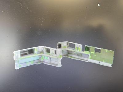 Modular Sci-Fi Defensive Wall with Walkway – Wargaming TerrCain