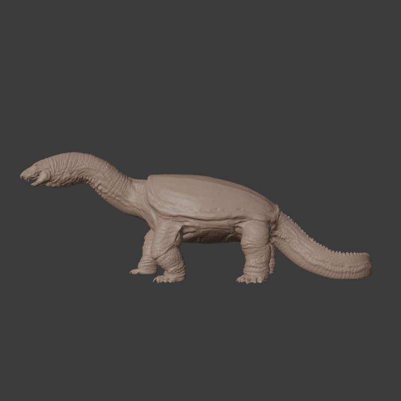 1/60th scale Mokele-Mbembe. River dwelling African cryptid