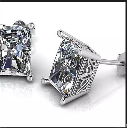 Studs Antique Radiant Earring