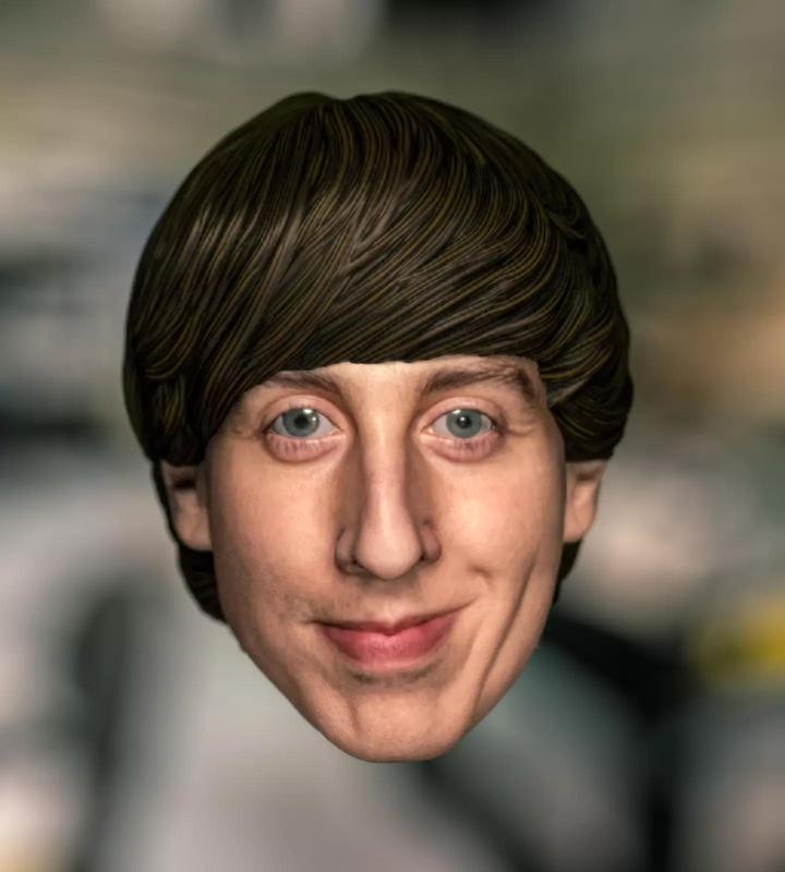 Howard Wolowitz Simon Helberg The Big Bang Theory Head
