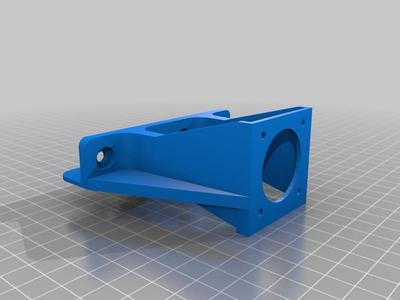 short bowden on x carriage (flying extruder like)