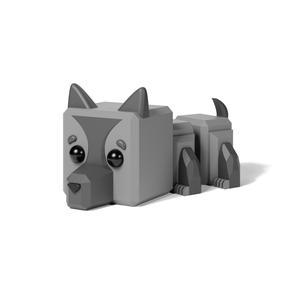 Cute, Flexi Wolf