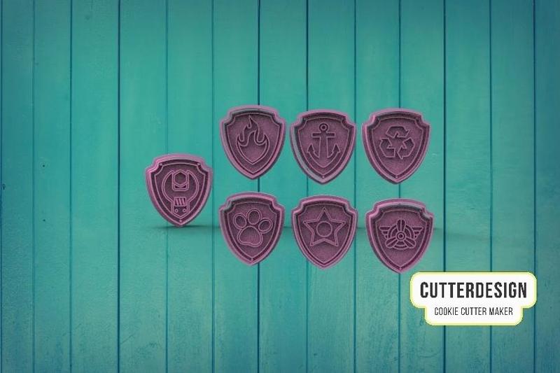 Mini Shields Mini Shields Paw Patrol Cookie Cutter
