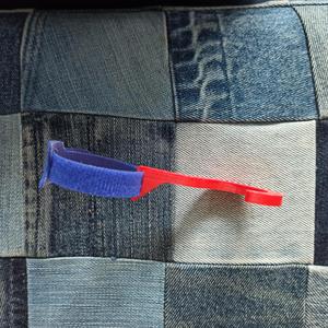 Hook to mount with tyrap or velcro