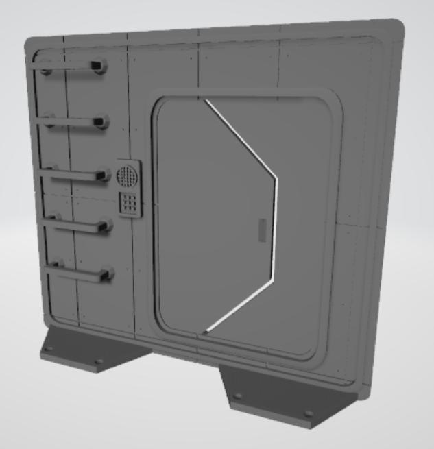 Scfi Wall Section with Sliding Door (28mm / 32mm)