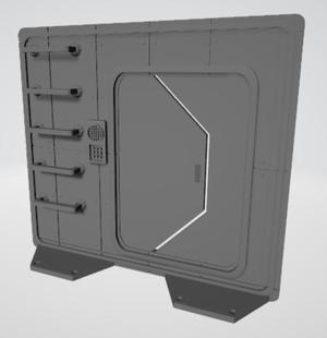Scfi Wall Section with Sliding Door (28mm / 32mm)