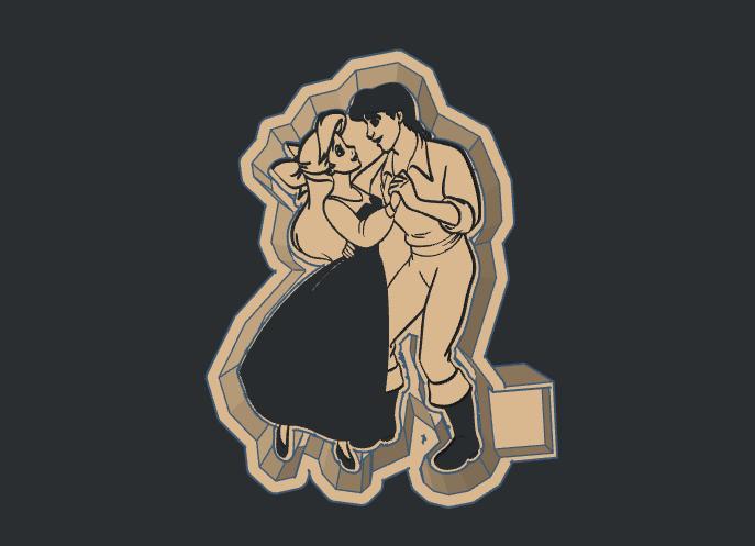 Ariel and Eric - Freshie Mold Housing