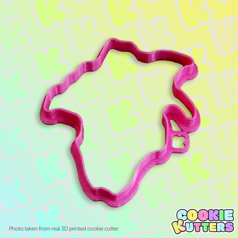 SPRING LILY FLOWER COOKIE CUTTER MOLD