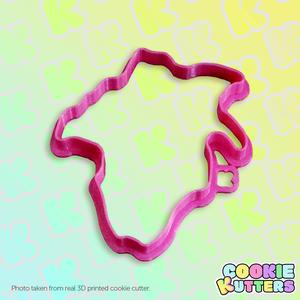 SPRING LILY FLOWER COOKIE CUTTER MOLD