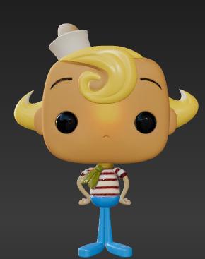 "Flapjack – Funko Pop-Inspired 3D Model (The Marvelous Misadventures Style)"