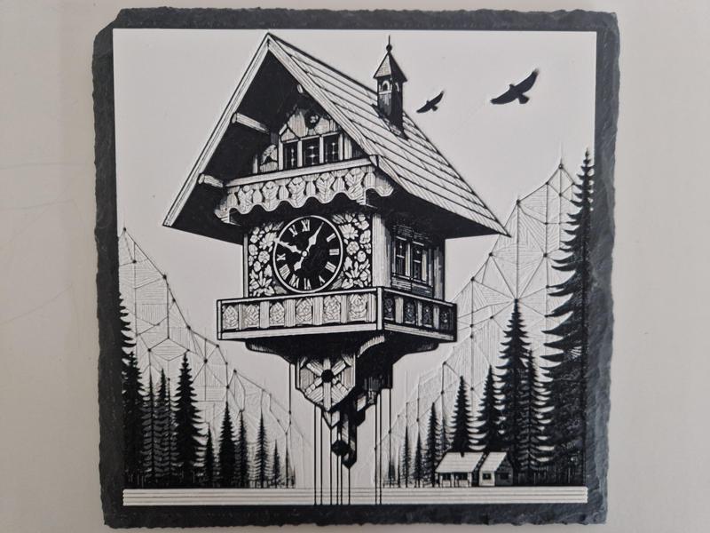 Hueforge cuckoo clock | Black Forest