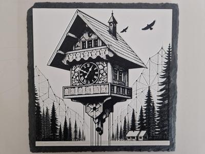 Hueforge cuckoo clock | Black Forest