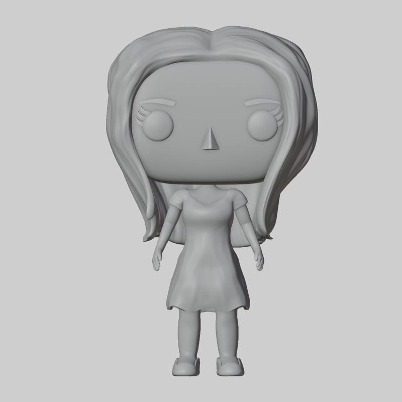 BIG HEAD MODEL 2 FEMALE LITTLE GIRL