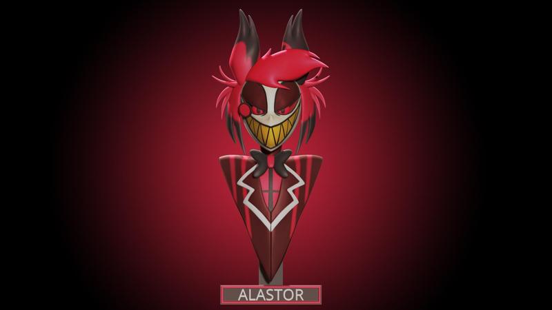 alastor hazbin hotel fanart status