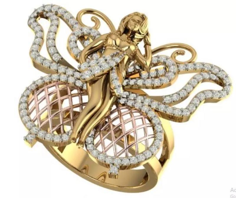 Butterfly Ring Stl file