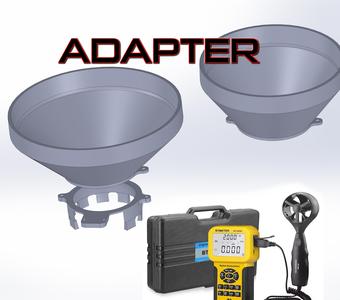 VMC / CMV anometer Air Flow Velocity Meter BT 846 856 KE AI cone adapter