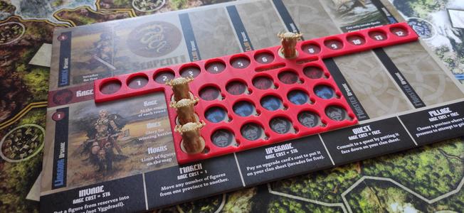 Blood Rage player board tracker