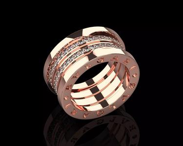Bvlgari Ring with diamonds N201