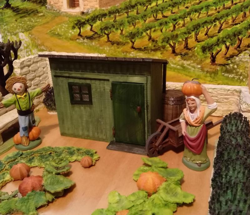 Garden shed for santon