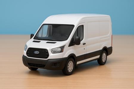 Ford Transit (2017-style) Diecast-Style Van — High-Detail Printable STL 🚐✨