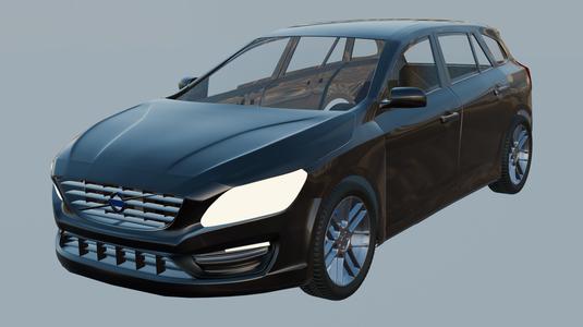 Volvo V60 print model