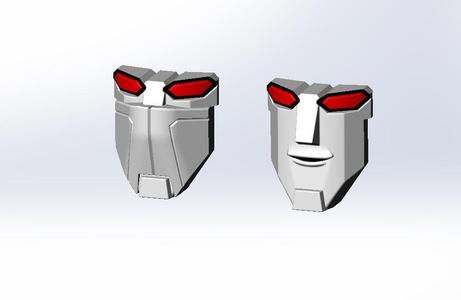MP-52 Starscream Skywarp Thundercracker Face Battle Mask