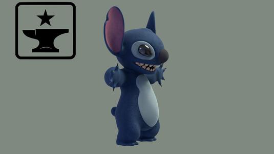 🌀 Stitch 3D Print Figure (Lilo & Stitch Inspired)