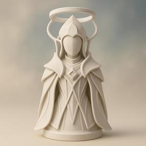 Chess Bishop Floating Crown