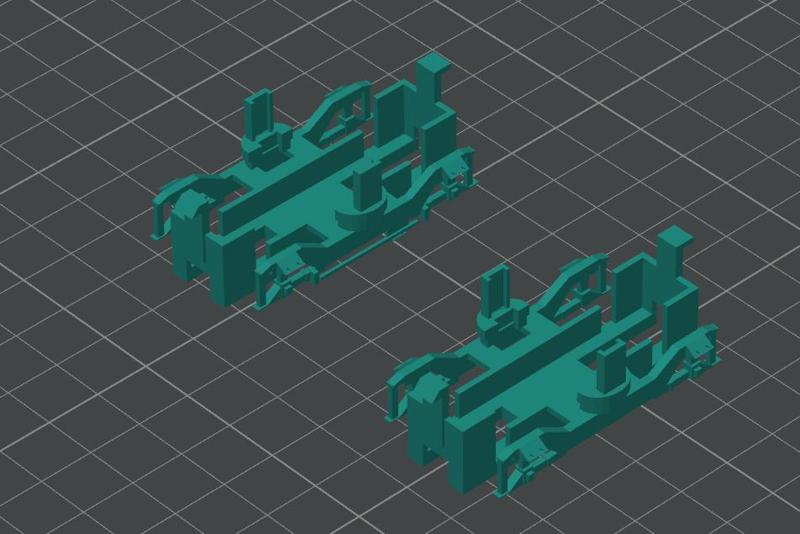 Hornby 466 bogie for PLA printers