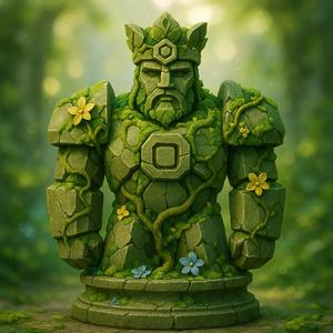 Chess King Garden Golem